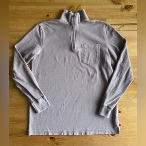 Criquet Organic Cotton Brown Quarter Zip